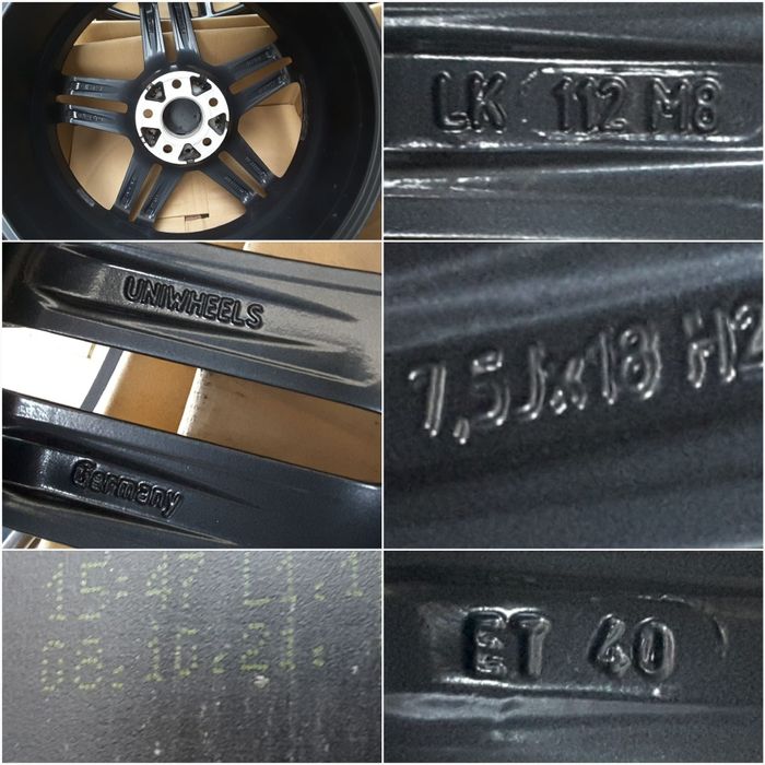 jante aliaj 18; 5x112;  Mercedes C, V class GLA, GLB, w205, Vito w447