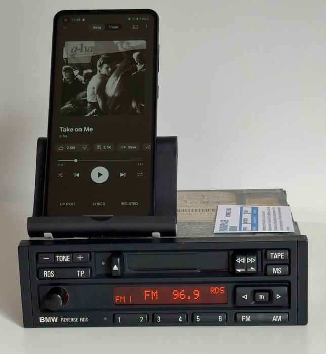 Casetofon BMW Reverse RDS cu bluetooth | E30 E32 E34 E31 E36 Blaupunkt