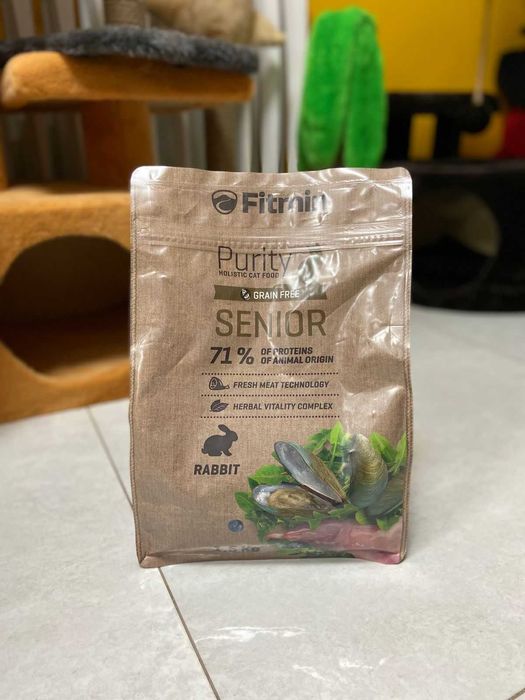 Сухой корм для кошек Фитмин (Fitmin Purity Senior ) 1.5 кг