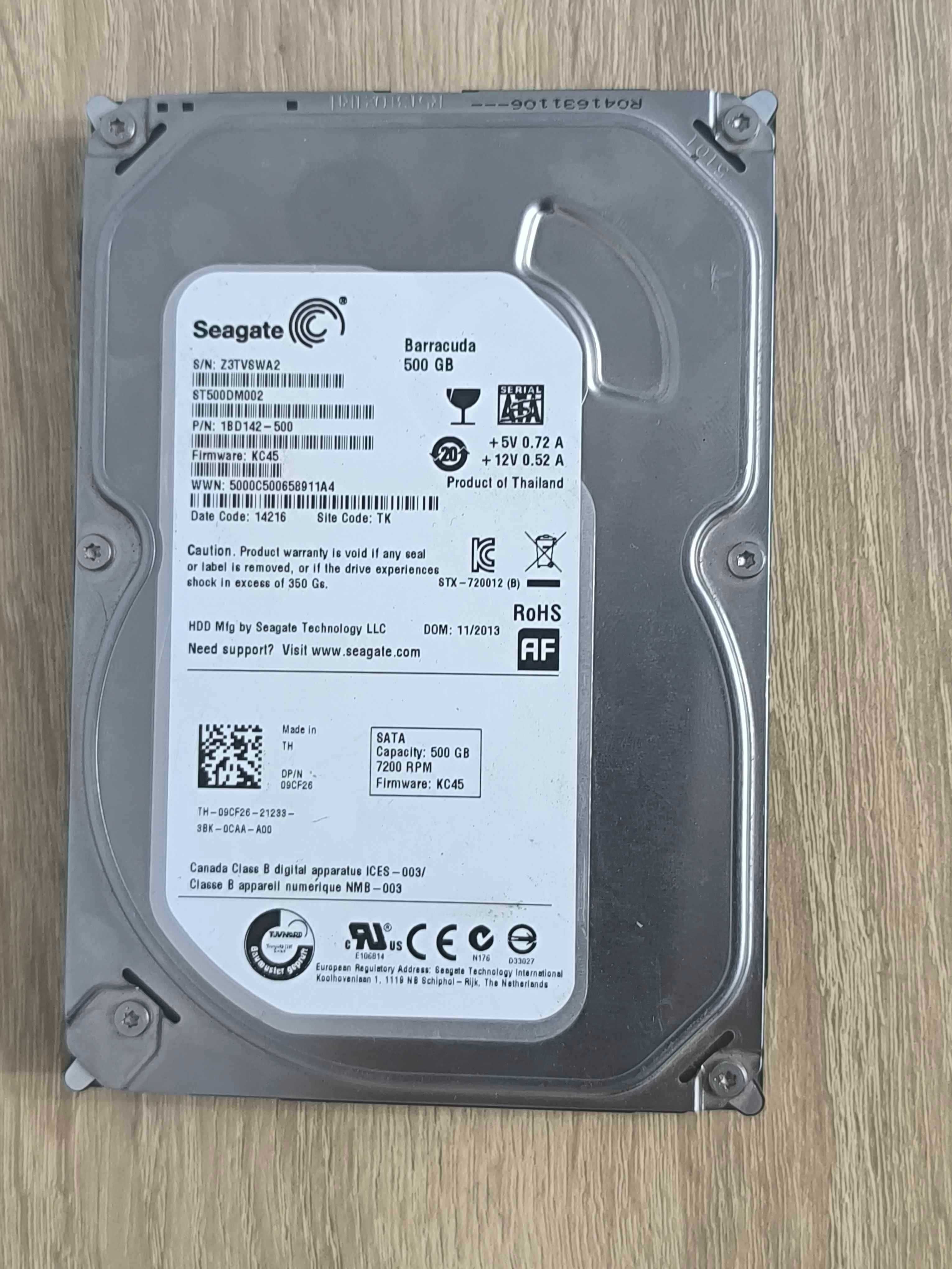 Продавам 3 хард диска Seagate 500GB