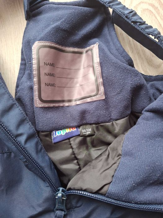 Pantaloni salopeta impermeabili 2-4 ani