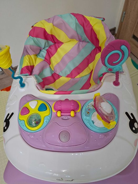 Детска проходилка Unicorn CANGAROO - лилава