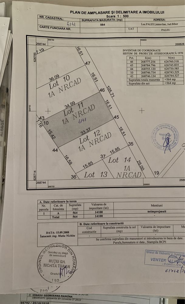 Ultimul loc de casa pe str Soimi-fosta ferma-50E/mp.