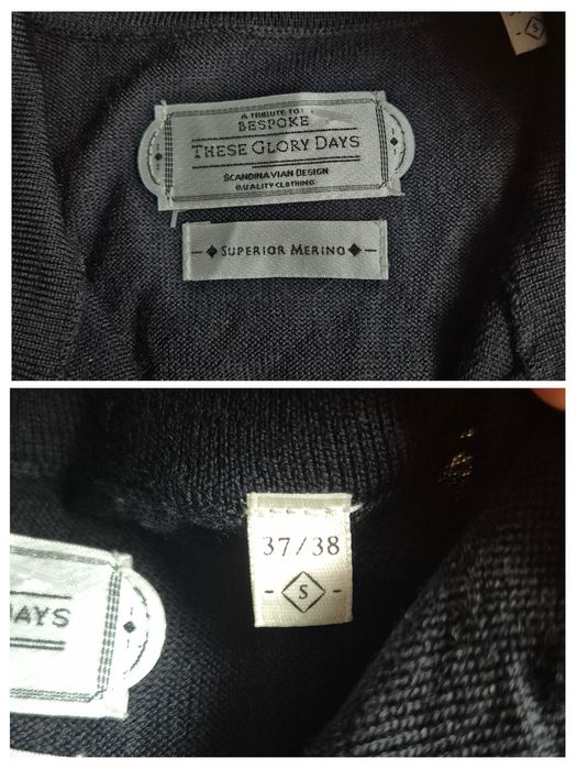 Cardigan cu fermoar These Glory Days, Superio Merino, Bărbați - S