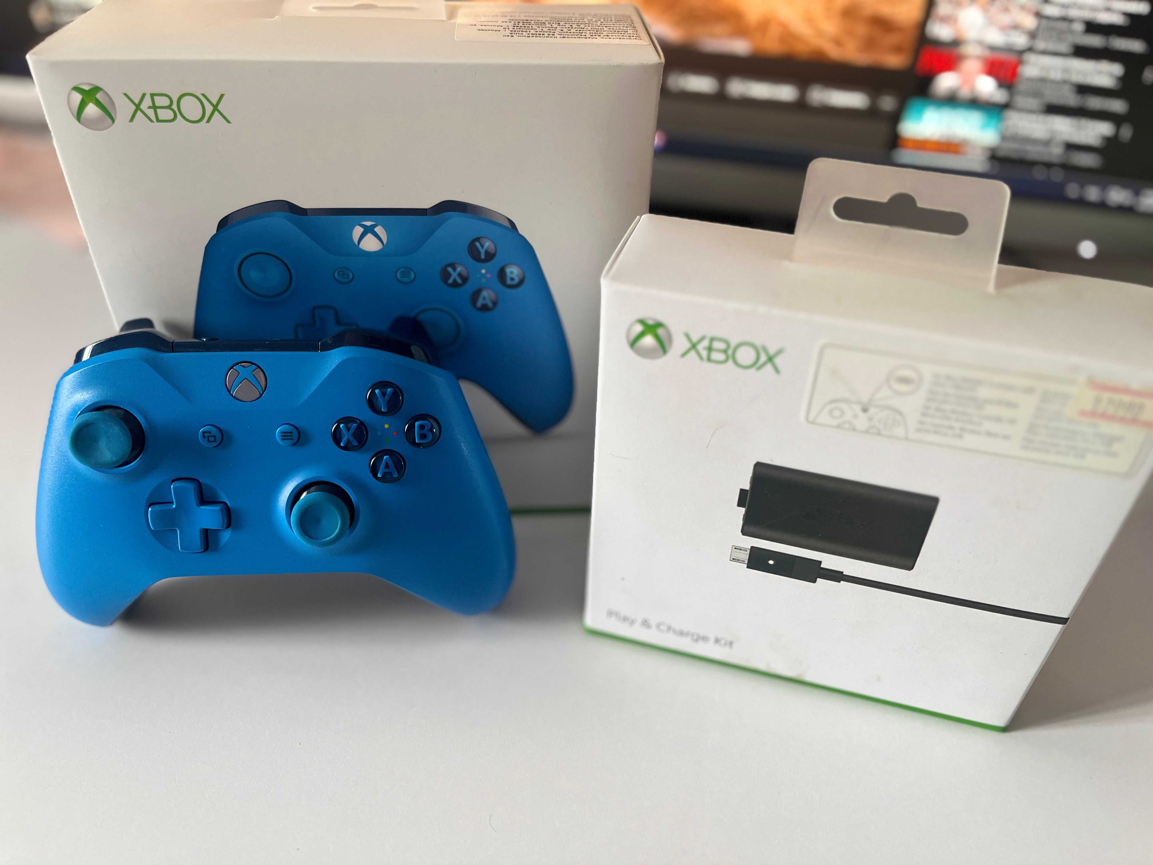 контроллер/геймпад Xbox One + аккумулятор