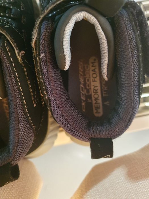 Skechers, Непромокаеми боти Elite Flex от еко набук