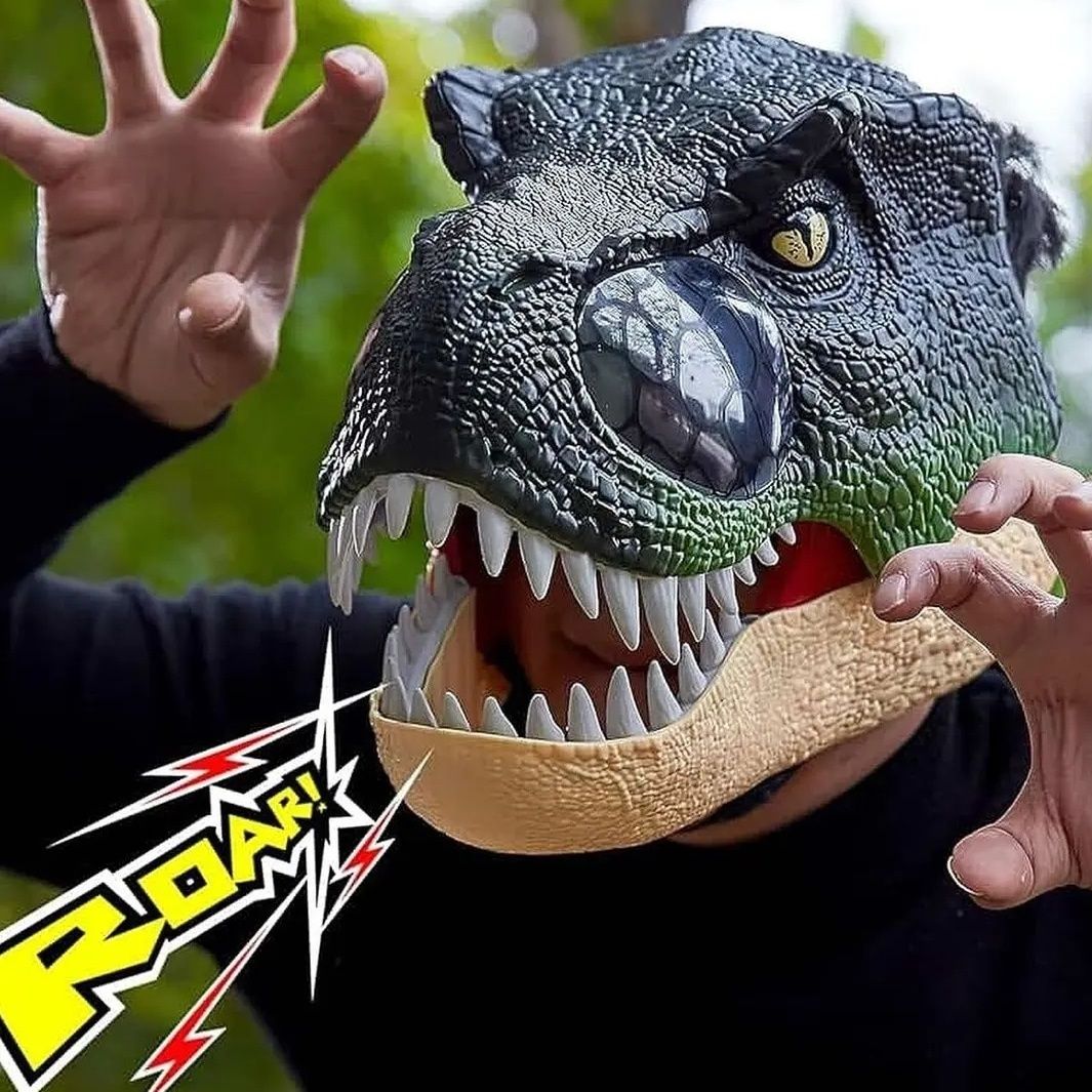 Дино шлем,маска динозавра