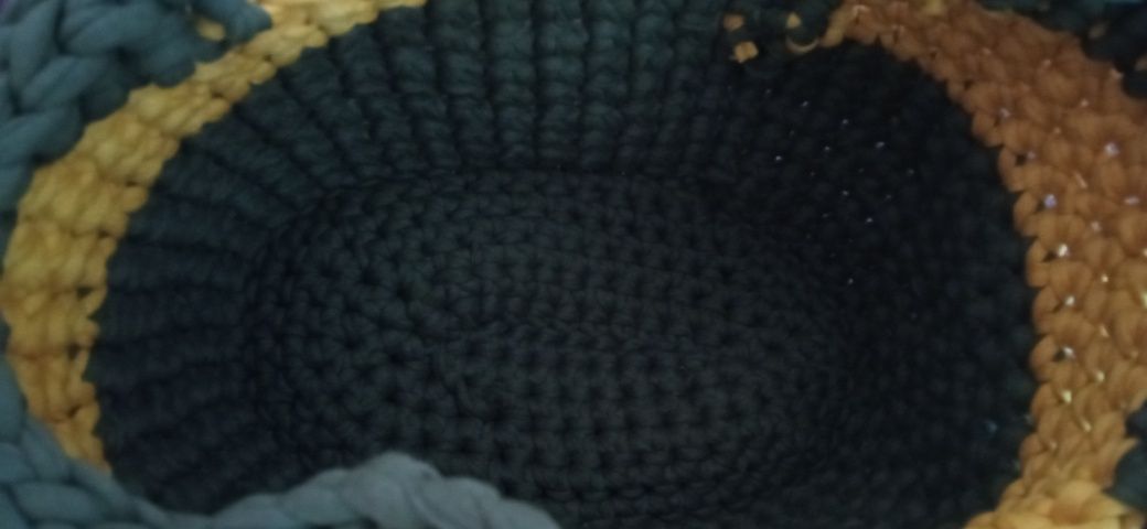 Ръчно плетена чанта на една кука