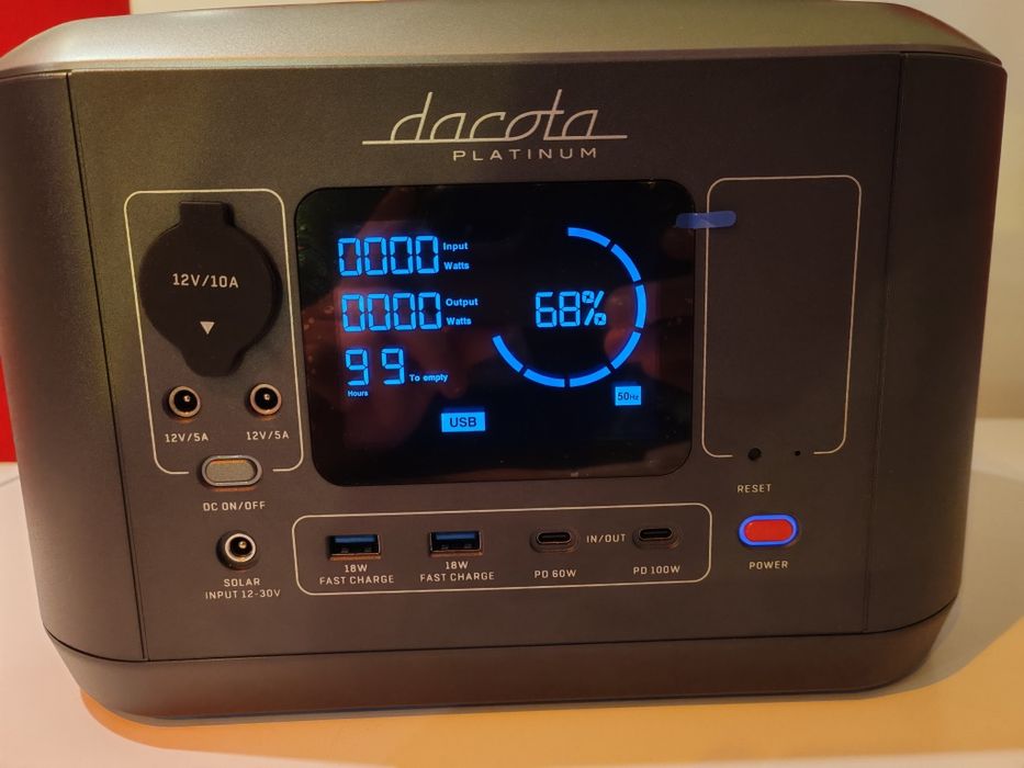 Stație de alimentare portabilă Dacota Platinum DPPS600