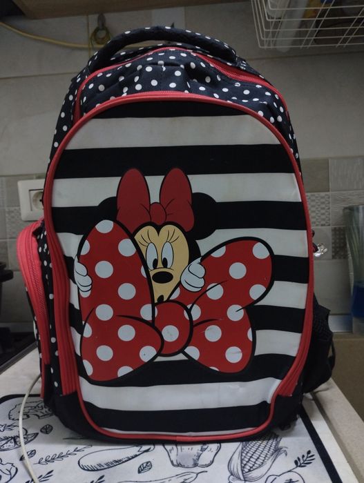 Ghiozdan fetite cu licenta Minnie