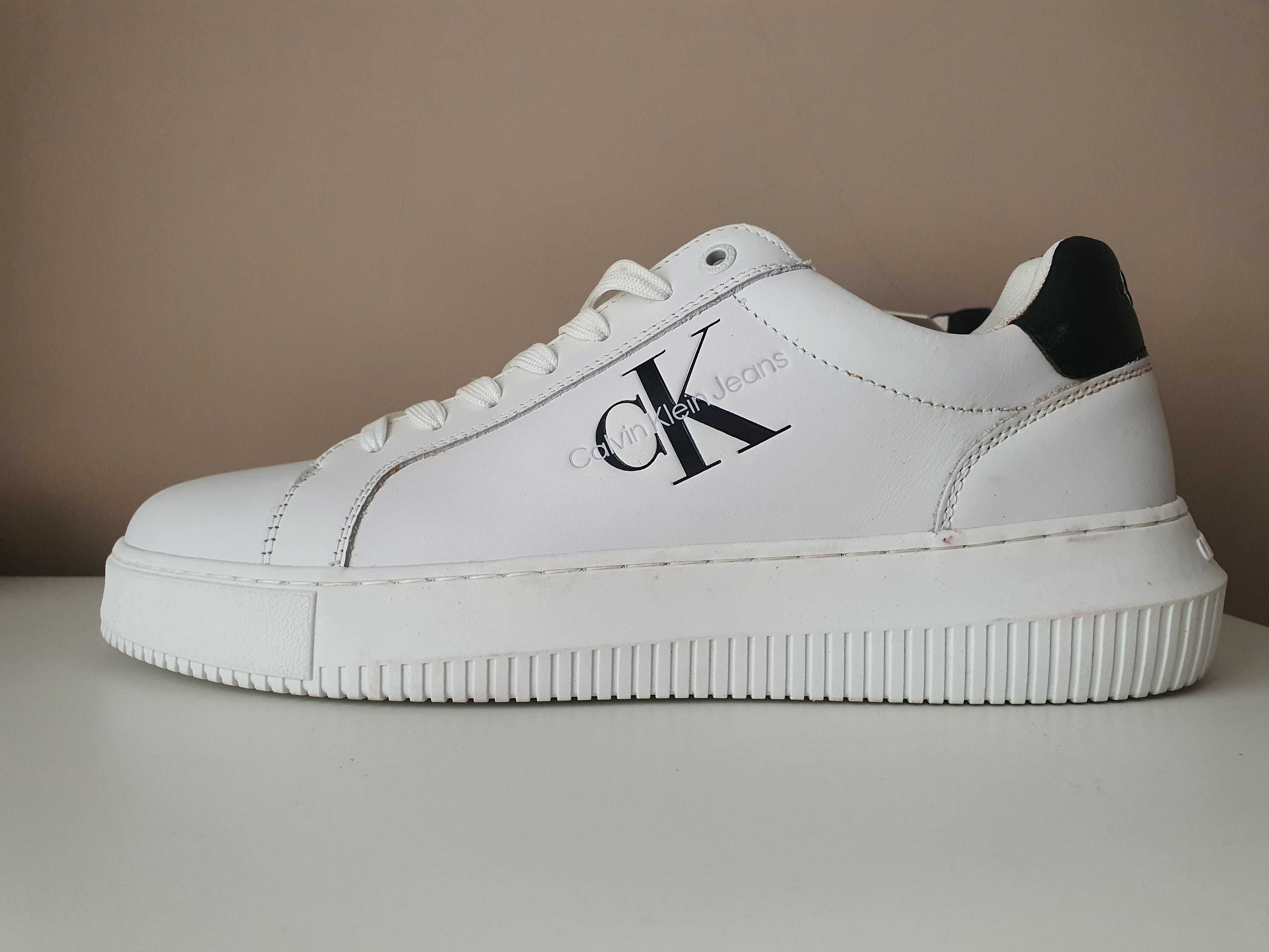 Calvin Klein Chunky Cupsole Mono Кожени N43 оригинални