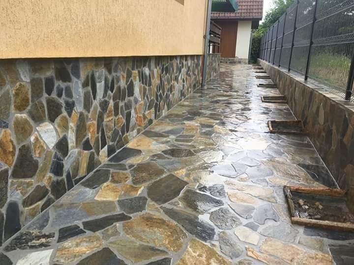 Piatra naturala de munte de Grecia 100%. Lucrez în toată Țara