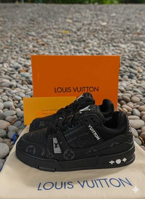 LV Trainers Negru - Louis Vuitton Full Box