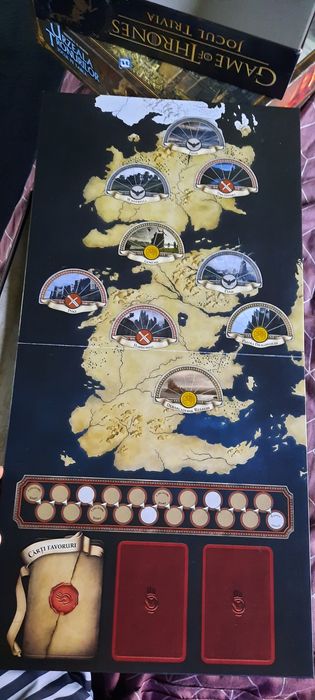 Jocuri de societate/trivia pe tabla tematica Game of Thrones