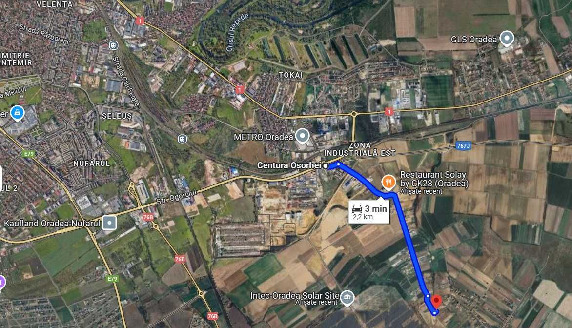 Teren intravilan de vânzare în Cheriu, aproape de Oradea - 764mp