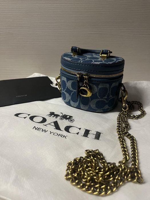 Чанта Coach Коуч Denim Trail