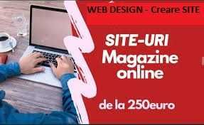 Creare siteuri web de prezentare / Magazin online - Web design Seo