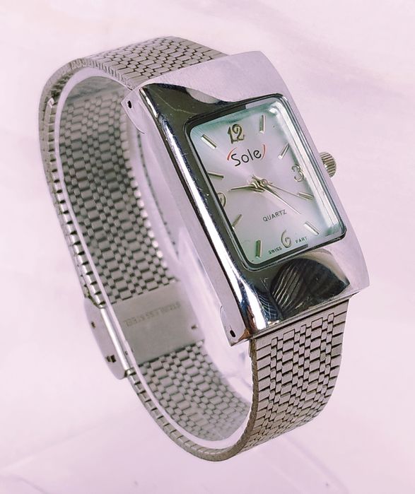 Ceas de dama Sole cu quartz, din oțel inoxidabil