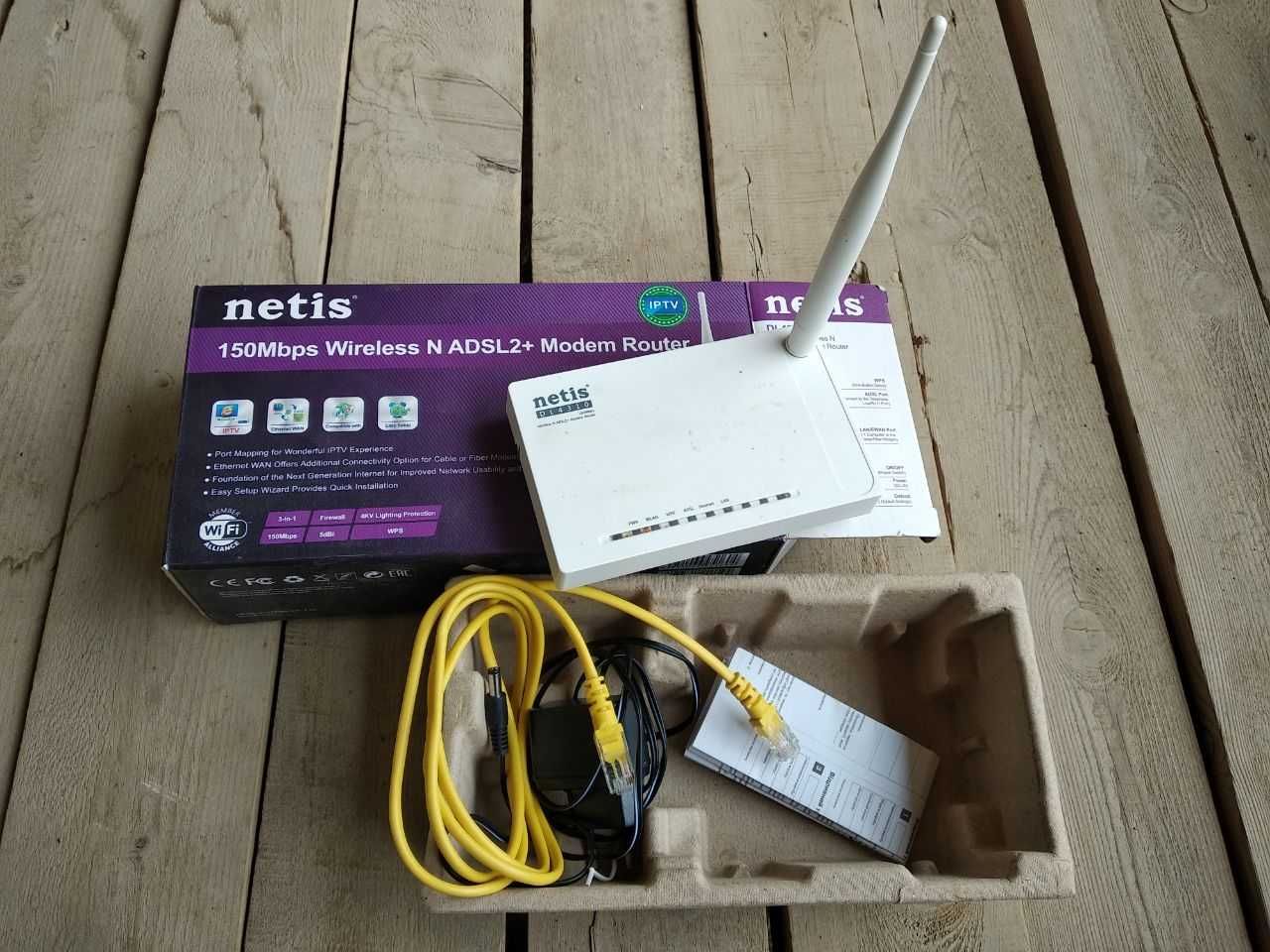 Netis adsl2+ va modem router