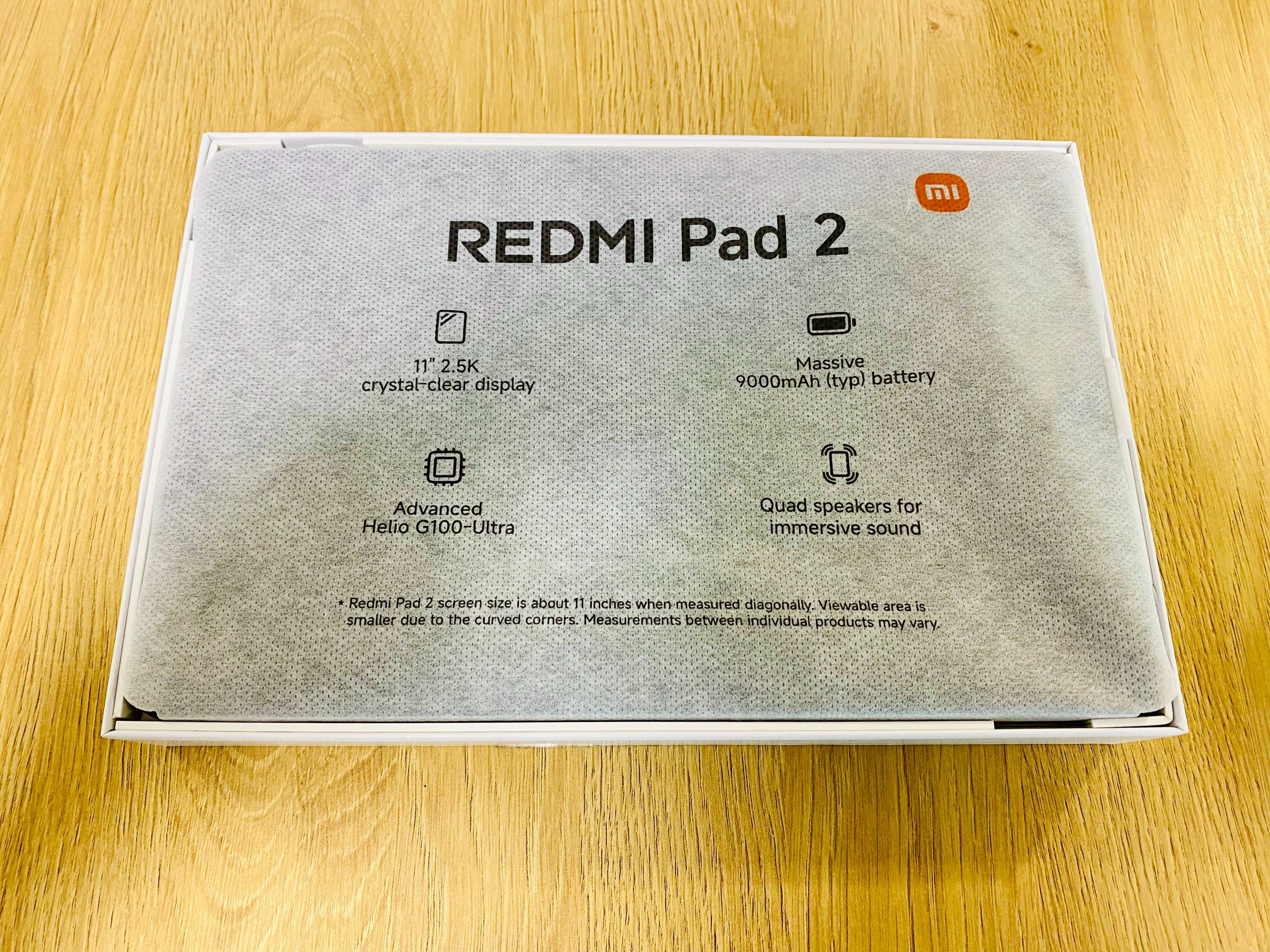 НОВ ! Таблет Redmi Pad 2, 11", 8GB RAM, 256GB ROM, 4G, Graphite Gray