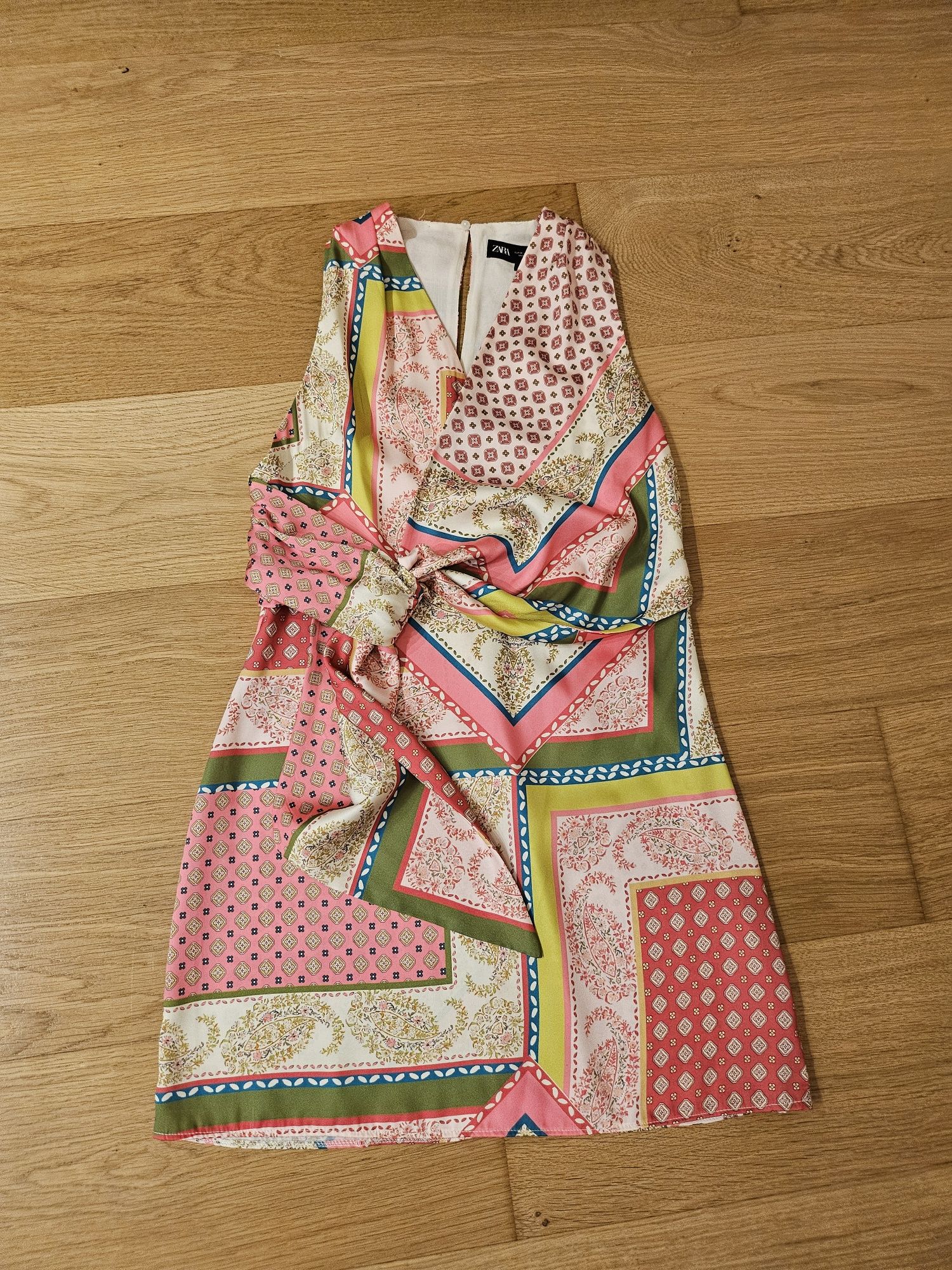 ZARA Viral Dress сатен S