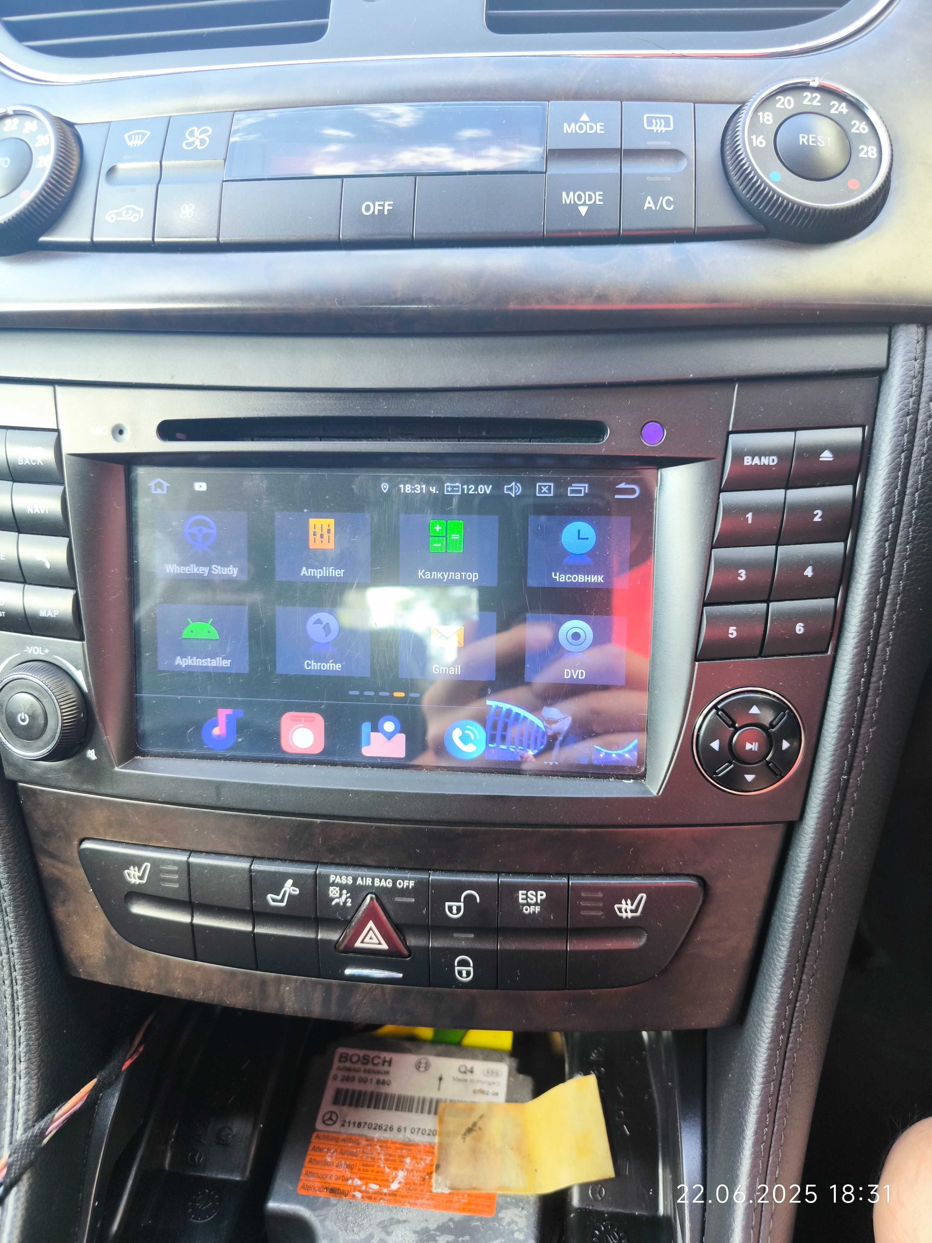 10" Android 10 Мултимедия Mercedes W211 W219 Е класа CLS Навигация