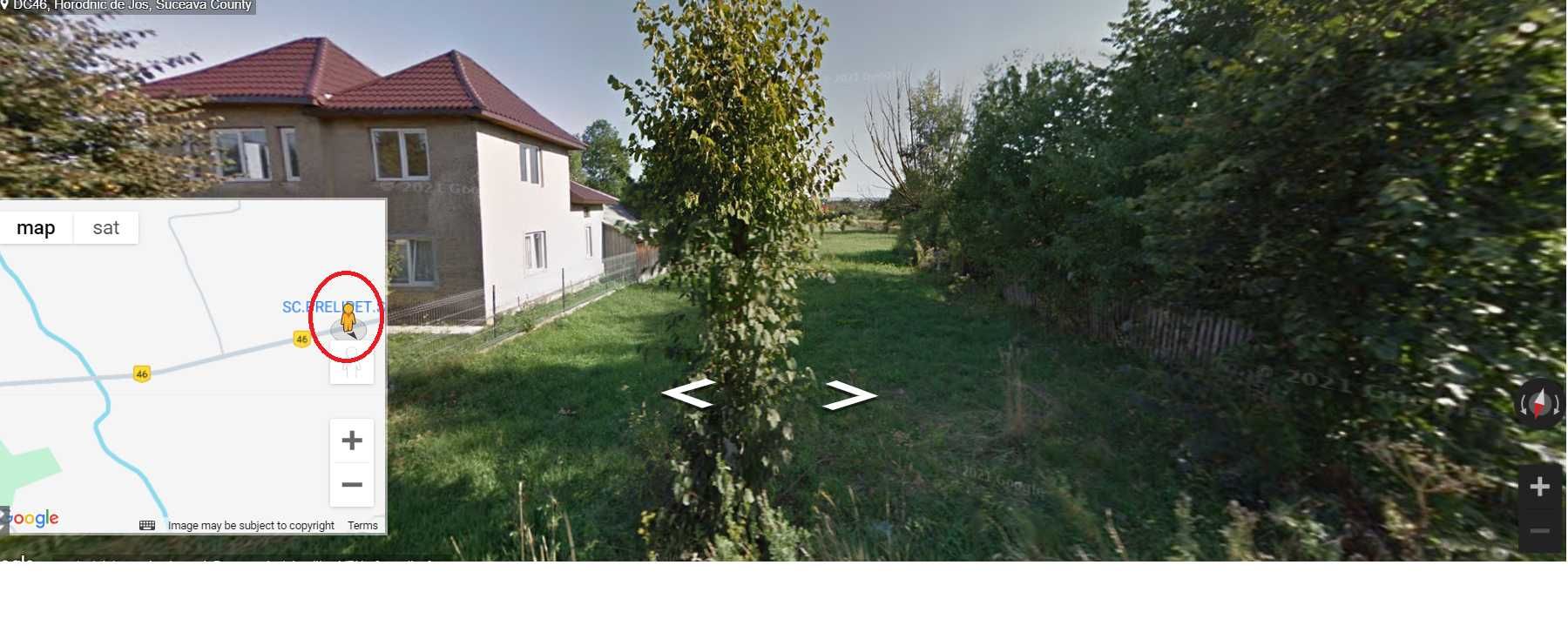 Vând teren intravilan (39ari), la sosea in Horodnic de Jos