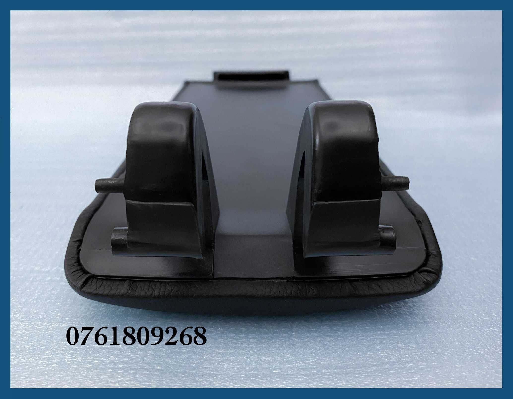 Capac piele cotiera pentru Audi A4 B6 B7 / Seat Exeo - negru