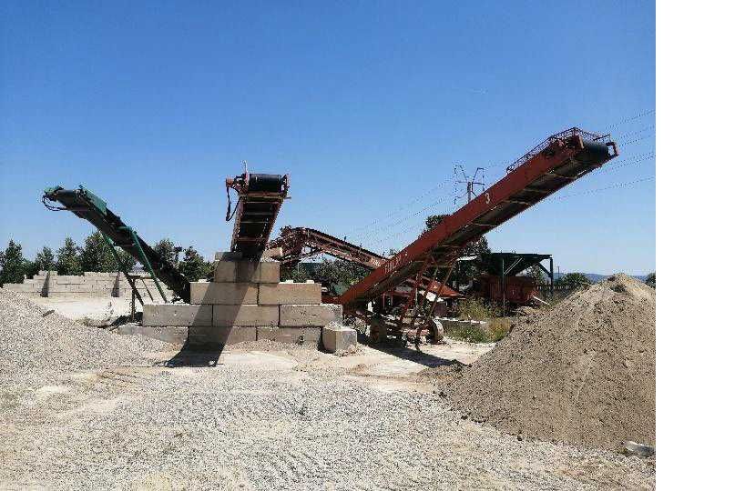 Vand Statie de sortare mobila si Roata descarcatoare nisip