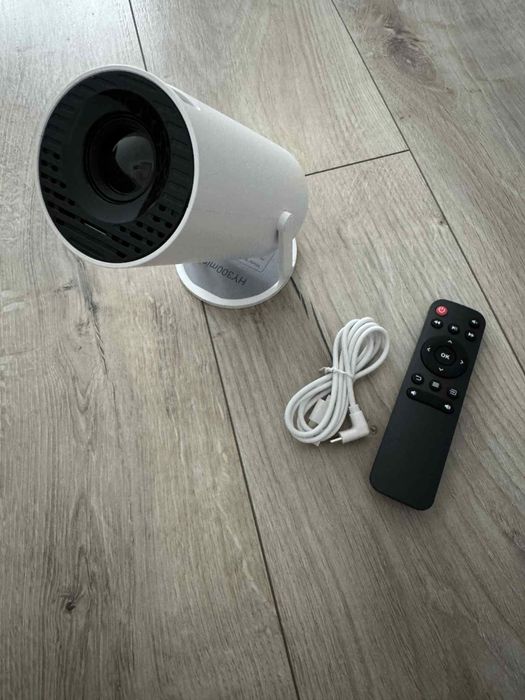 Video Proiector portabil HY300 cu wifi, wireless, alb, nou, la cutie