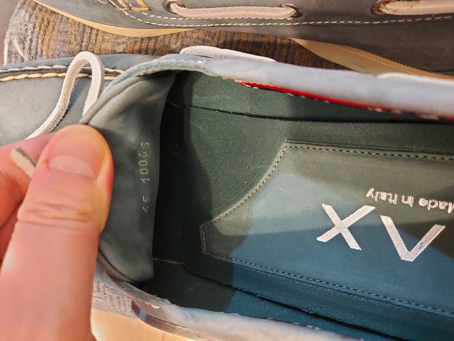 Pantofi mocasini piele intoarsa Sax Italia marimea 45 noi nepurtati