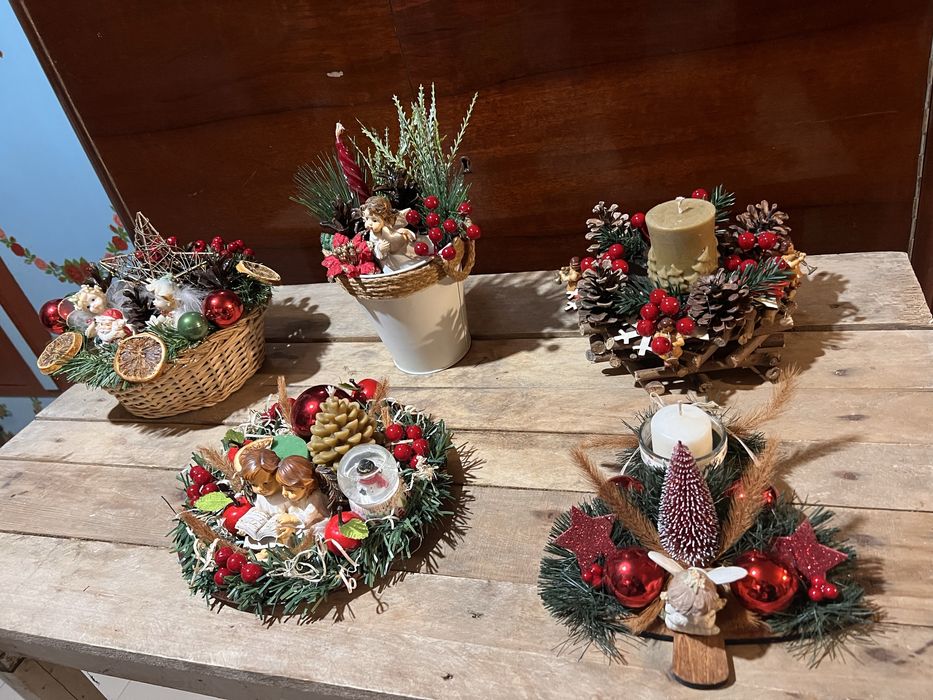 Decoratiuni Craciun , hand-made , decoratiuni masa Craciun