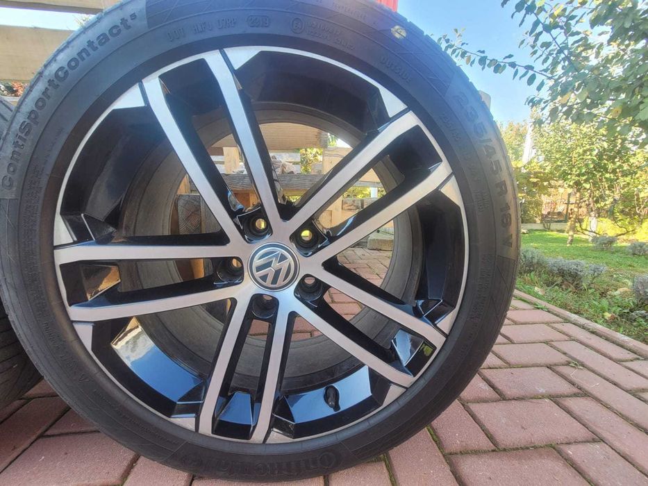 Jante aliaj originale Volkswagen R18 pentru Passat, Golf, Tiguan, etc.