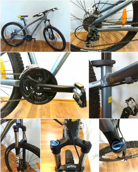 Bicicleta MTB/ echipare FULL SHIMANO/frane DISC HIDRAULIC - NOUĂ- O KM