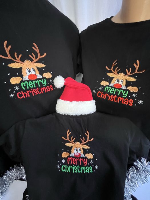 Коледни тениски с елен