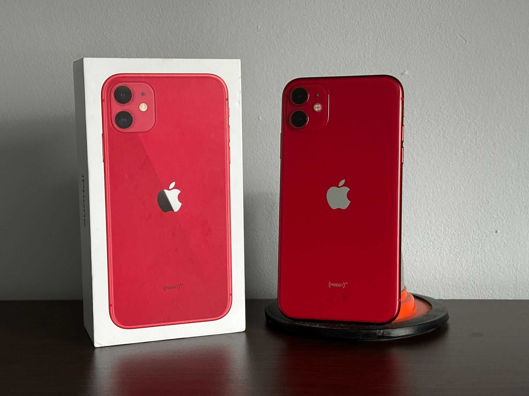 Iphone 11 RED; Ca Nou; Baterie Noua