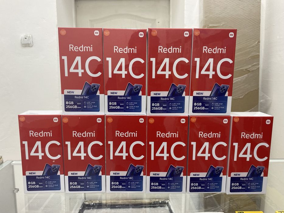 Redmi 14C 256gb NFC новый запечатнный!