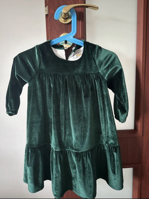 Rochie tip catifea 9-12 luni