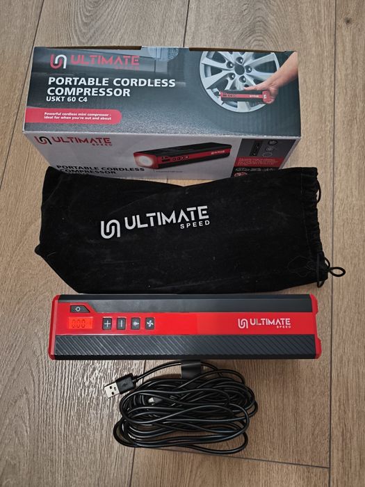 Преносим акумулаторен компресор ULTIMATE SPEED USKT 60 C4