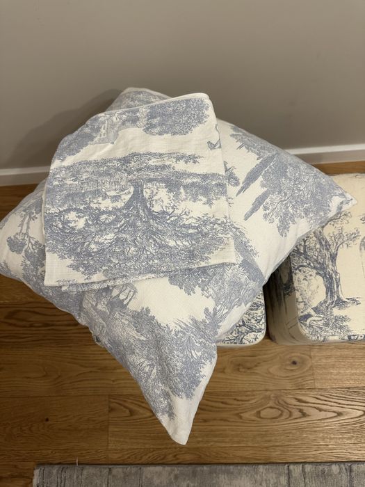 Set doua taburete si fete de perna stil Dior