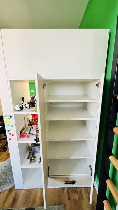 Легло надстройка с бюро (двуетажно легло) Ikea Smastad