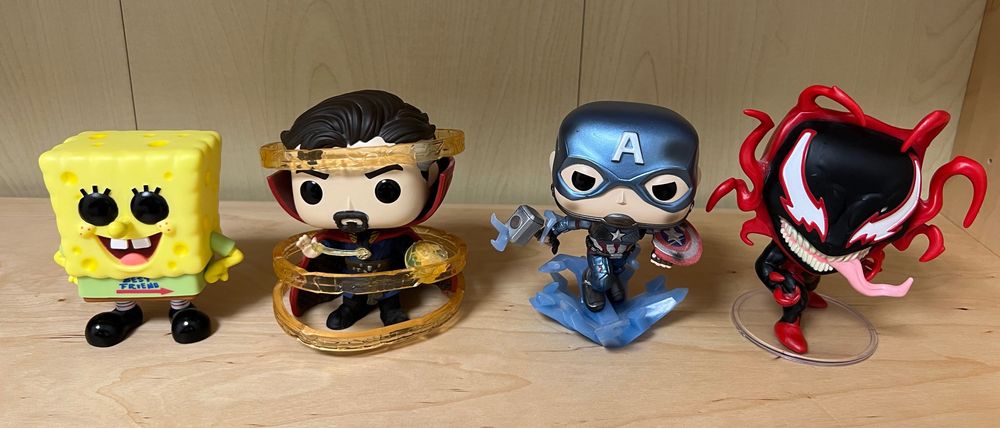 Колекция Funko Pop! — 9 фигури (Star Wars, Marvel, SpongeBob)