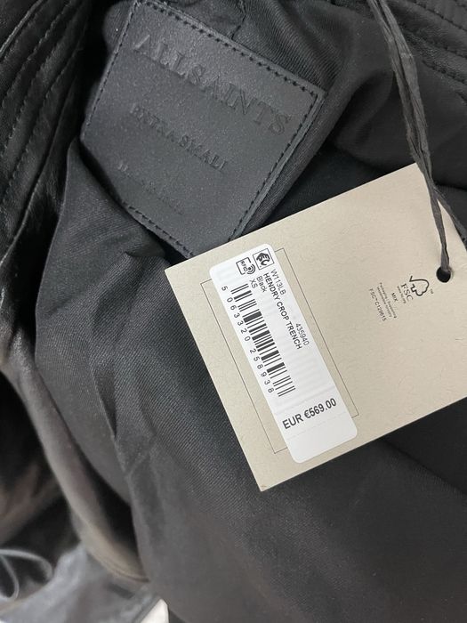 Geaca piele ALLSAINTS dama Originala noua la -60% pretului de magazin