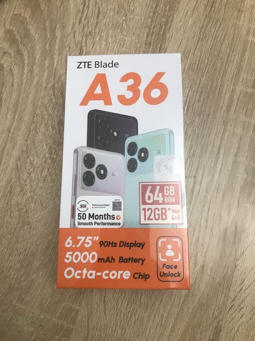 ZTE blade A36 новый в упаковке