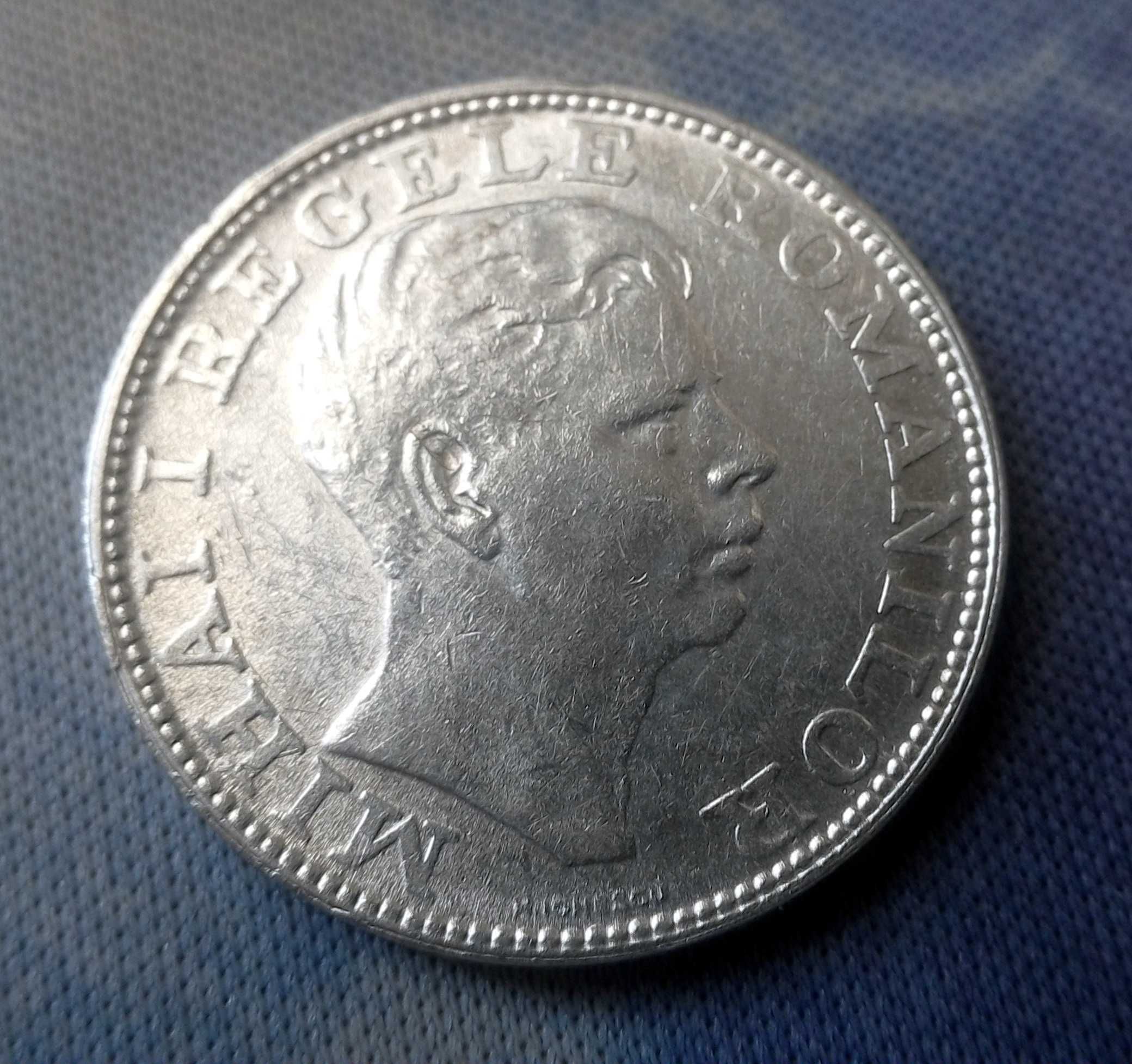 Сребърна монета на румънския крал Михай- I от 1942 г.