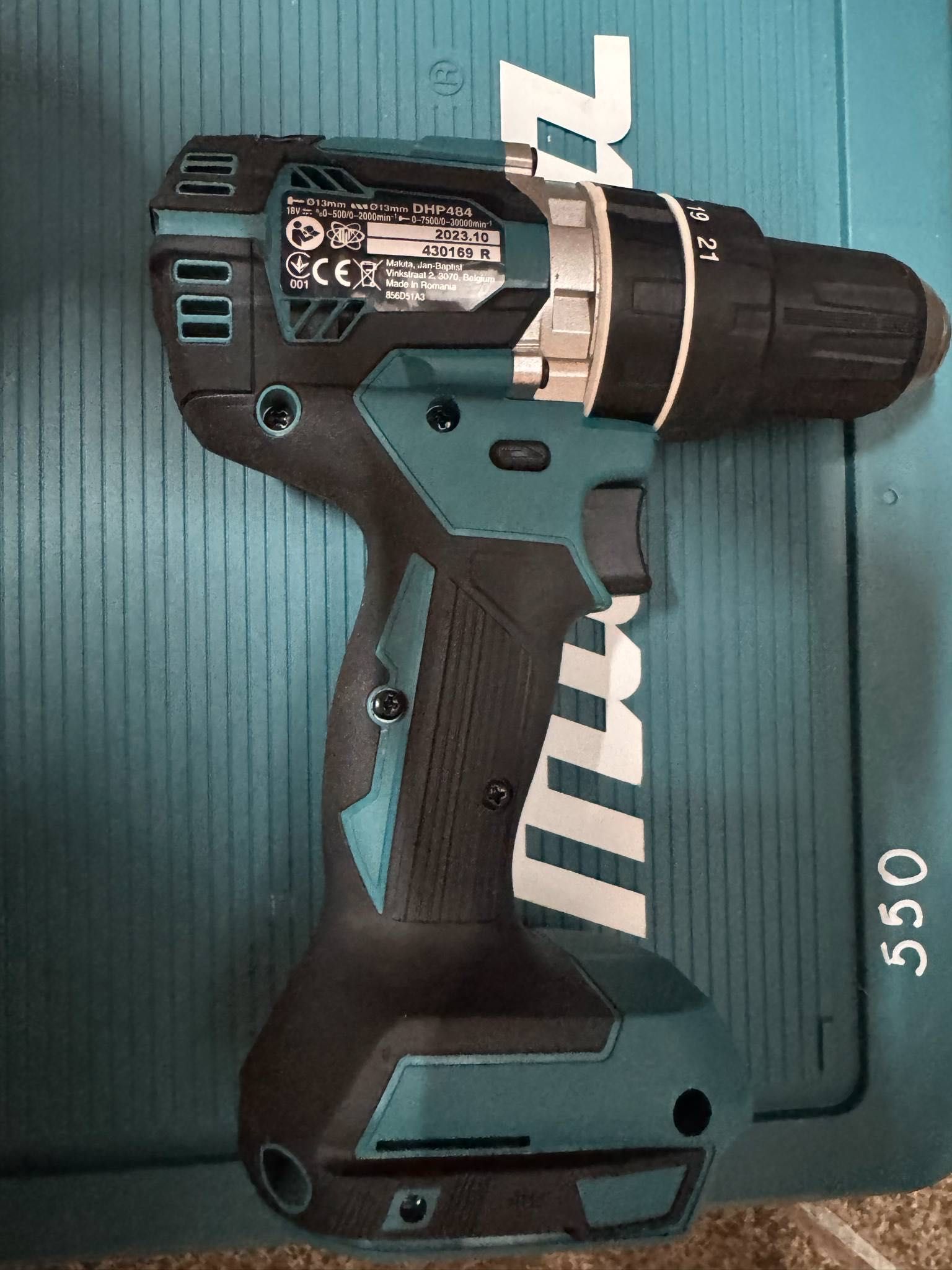 Акумулаторен ударен винтоверт - бормашина Makita DHP484Z - 18V Li-Ion