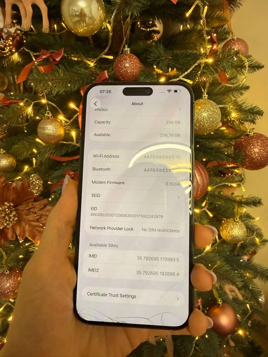 iPhone 15 pro max 256 gb black!