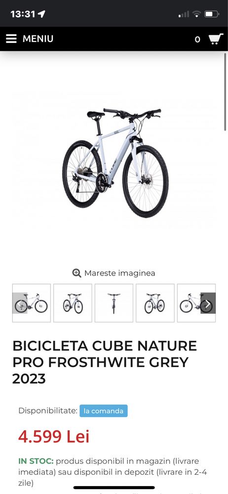 Bicicleta Cube NATURE PRO