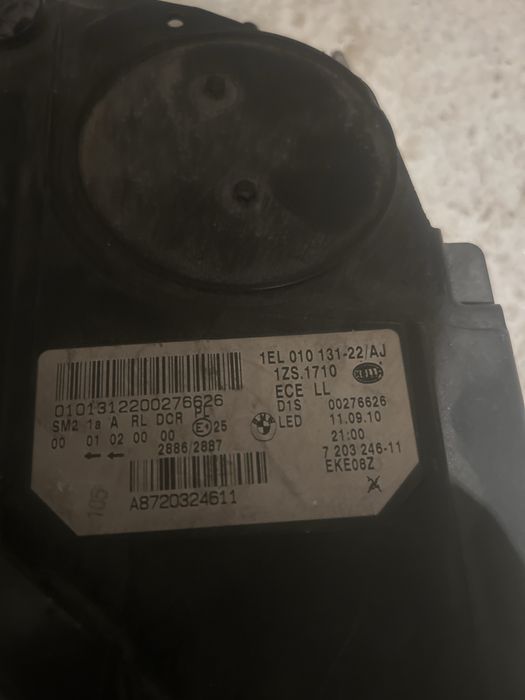 F10 фара он жак