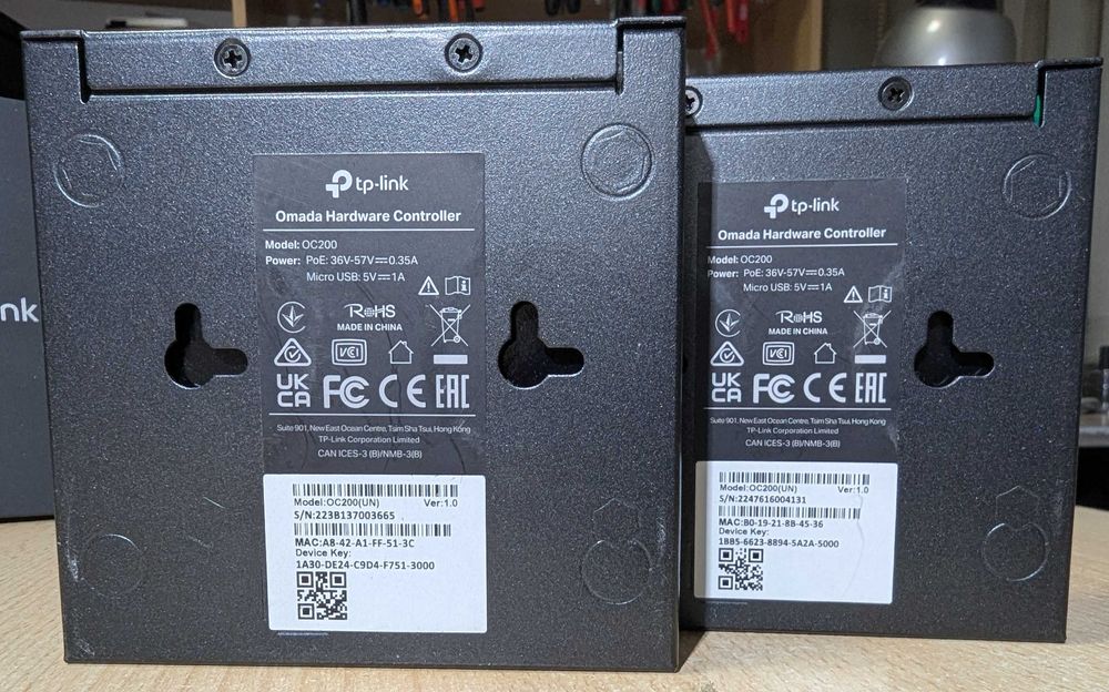 Omada OC200 Controler Hardware Dual-Core Cortex-A53, 1 GHz 1GB DDR3